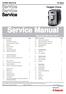 Service Service. Gaggia Unica. Revision 00 June Coffee Machine RI Table of contents