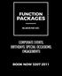 FUNCTION PACKAGES WELLINGTON POINT HOTEL CORPORATE EVENTS, BIRTHDAYS, SPECIAL OCCASIONS, ENGAGEMENTS BOOK NOW
