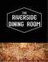 the riverside dining room