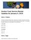Gordon Food Service Market Updates for January 4, 2019