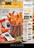 NEW JUNE PROMOTIONS ORDER LINE: Sweet Potato Fries with a crispy seasoned coating. per case 5.