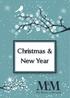 Christmas & New Year MM & The Mytton and Mermaid