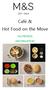 Café & Hot Food on the Move NUTRITION INFORMATION