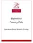 Blythefield Country Club