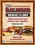 D.W. DINER. The. Breakfast & Lunch Where Good Food and Friends Come Together! Daily Specials