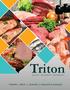 Triton QUALITY - RELIABILITY - EXCLUSIVITY POULTRY MEAT SEAFOOD COLDCUTS & SAUSAGES