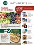 SAVINGS BY THE BUNCH. $1.99/lb. $2.99/lb. Red, Green and Black Seedless Grapes. Save $1.50/lb.