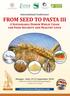 FROM SEED TO PASTA III A SUSTAINABLE DURUM WHEAT CHAIN FOR FOOD SECURITY AND HEALTHY LIVES