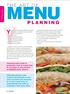 Your menu is what will attract students and staff to