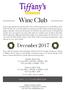 Wine Club. December 2017