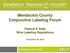 Mendocino County Conjunctive Labeling Forum