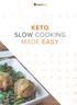 Keto Slow Cooking Made Easy RECIPES