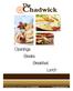The. Chadwick. Openings Breaks Breakfast Lunch Perry Highway, Wexford, PA