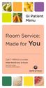 Room Service: Made for You