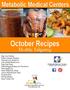 October Recipes. Healthy Tailgating