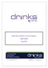 drinks Data Collection Tool for Suppliers USER GUIDE