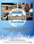 HOLIDAY. Event Guide. ASK ABOUT EARLY BOOKING INCENTIVES! Contact Kristin Jovic, Director of Sales, or