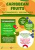 CARIBBEAN FRUITS RECOMMENDED SERVING SIZES