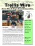 Trellis Wire. Sierra Wine & Grape Growers Association. The Monthly Newsletter of the. April 21, April 28, 2016