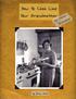 HOW TO COOK LIKE YOUR GRANDMOTHER. Second Edition