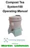 Compost Tea System100 Operating Manual