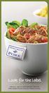 Look for the label. Delicious, easy to cook Specially Selected Pork recipes for you and your family to enjoy.