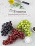 Trends. in Foodservice. Featuring Grapes from California. Enliven the Menu. Elevate the Fun. Accent the Plate.