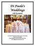 Di Paolo's Weddings. Off-Premise