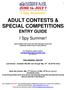 ADULT CONTESTS & SPECIAL COMPETITIONS ENTRY GUIDE I Spy Summer!