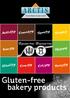 Gluten-free bakery products