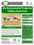 Our Environmental Footprint: Talking about Food