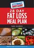 28 DAY FAT LOSS MEAL PLAN 1400 CALORIES.