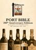 PORT BIBLE. 200 th Anniversary Edition In recognition of the Fitzherbert Arms 200 th Anniversary