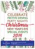 CELEBRATE FESTIVE DINING PARTY NIGHTS NEW YEAR S EVE SPECIAL EVENTS