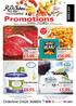 Promotions *Valid for deliveries between and including 9th March to 31st March 2019